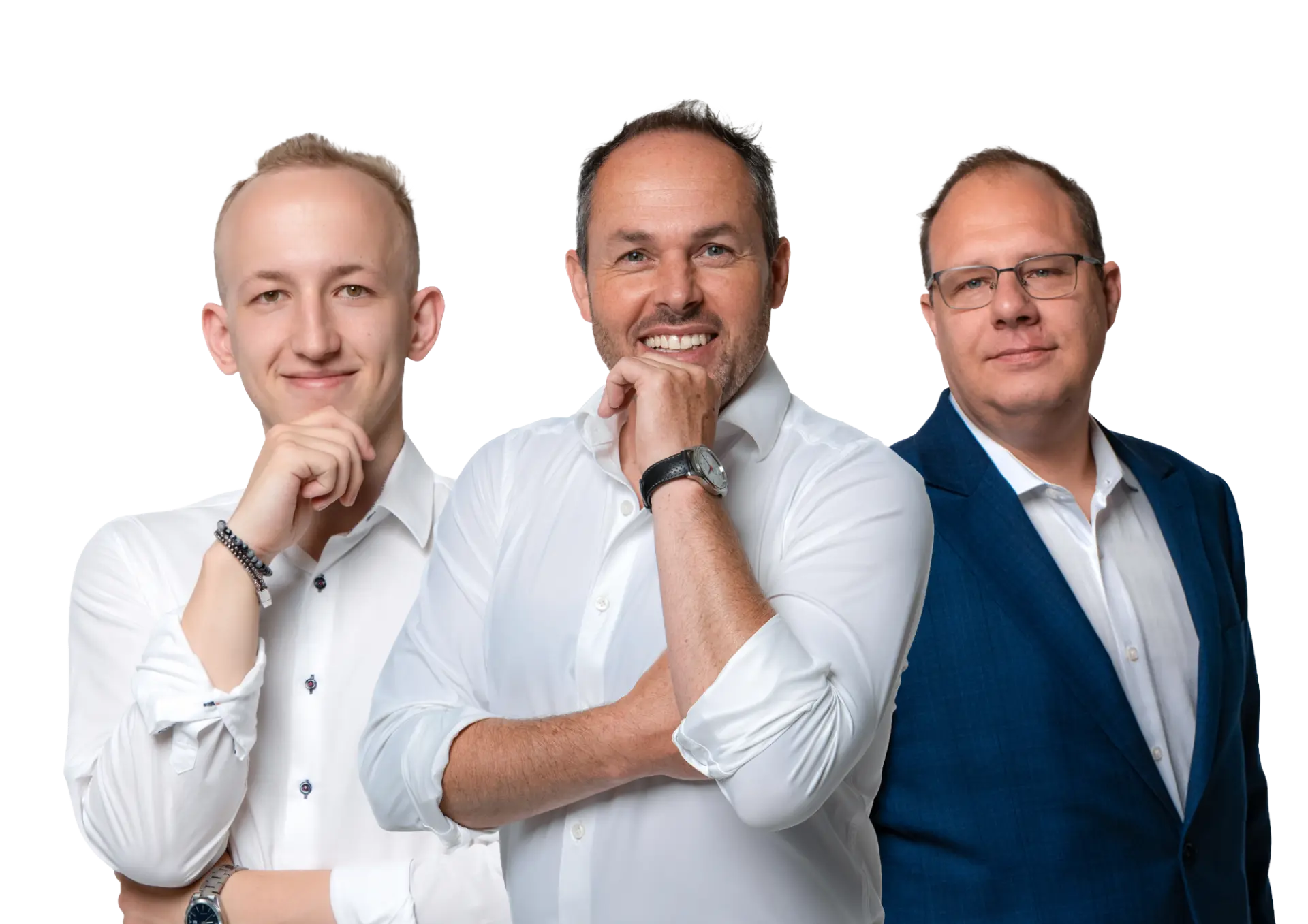 Antonín Slovák a první tři kandidáti ODS Rožnov pod Radhoštěm